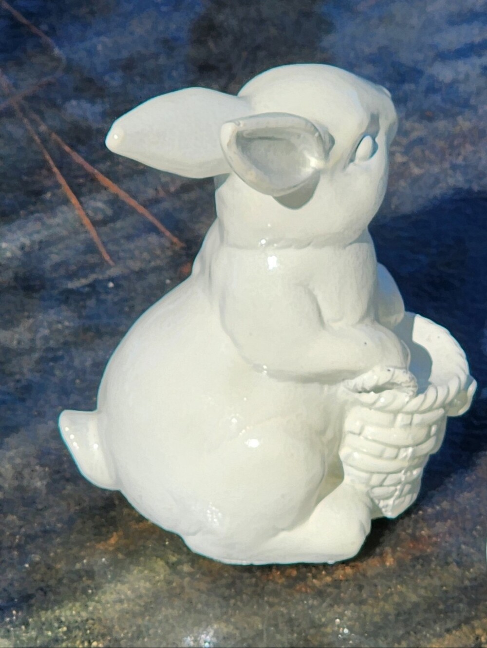 White Ceramic Rabbit - Picture 2 of 5